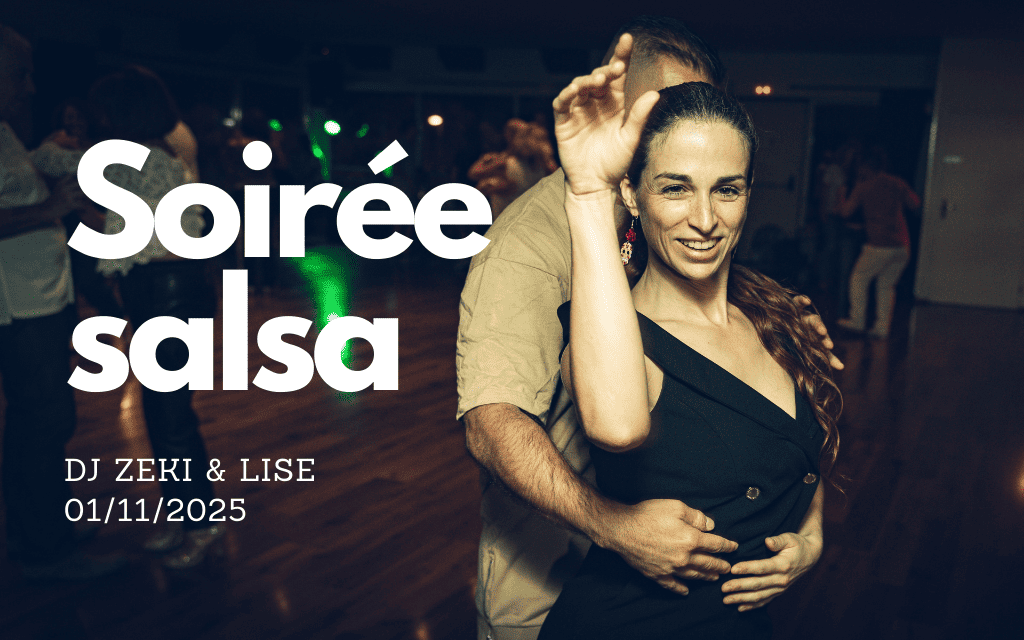 Lise avec DJ Zeki lors de la soirée salsa du 01/11/2025 à Mambocha